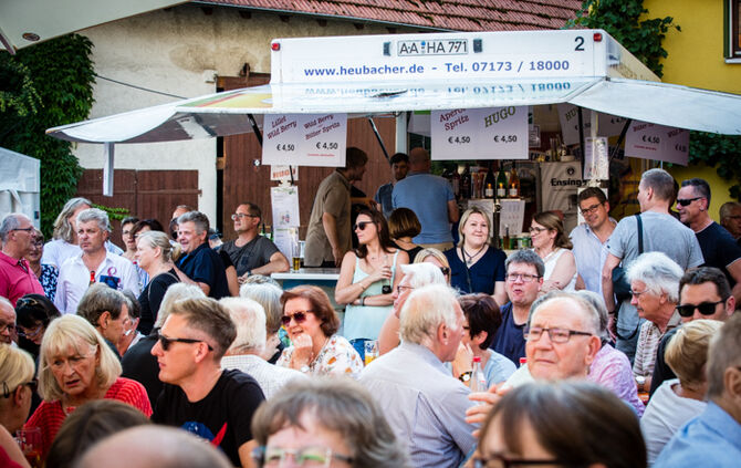 Eroeffnung Leutenbacher Hocketse, 27.07.2018.