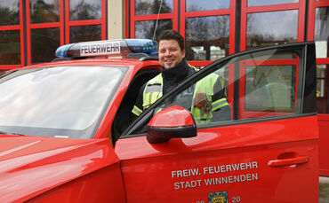 Feuerwehrkommandant Yosh Dollase