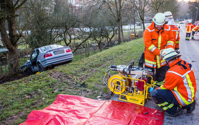 Schwerverletzter nach Unfall_11
