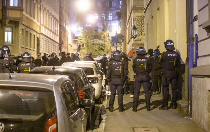 Demo Ausgangssperre Stuttgart