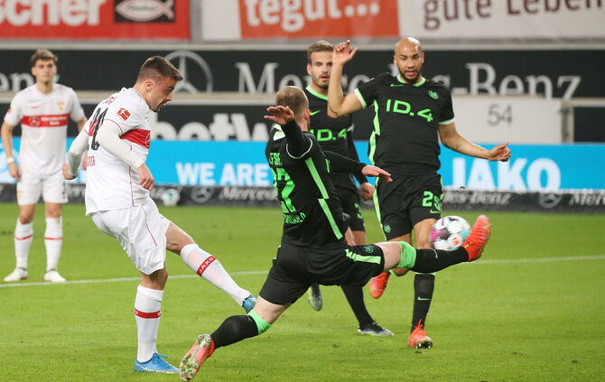 Fußball VfB Stuttgart vs. VfL Wolfsburg
