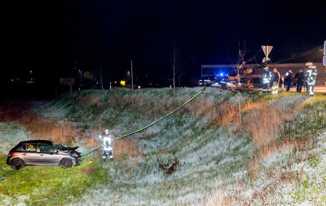 Autofahrer landet in der Tiefe - Bild 09_14