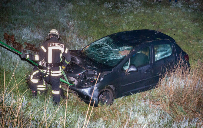 Autofahrer landet in der Tiefe - Bild 11_16