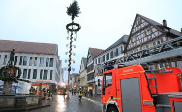 Maibaumsteht