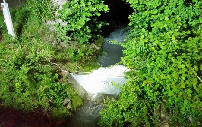 Weiße Flüssigkeit auf dem Glaitenbach_1