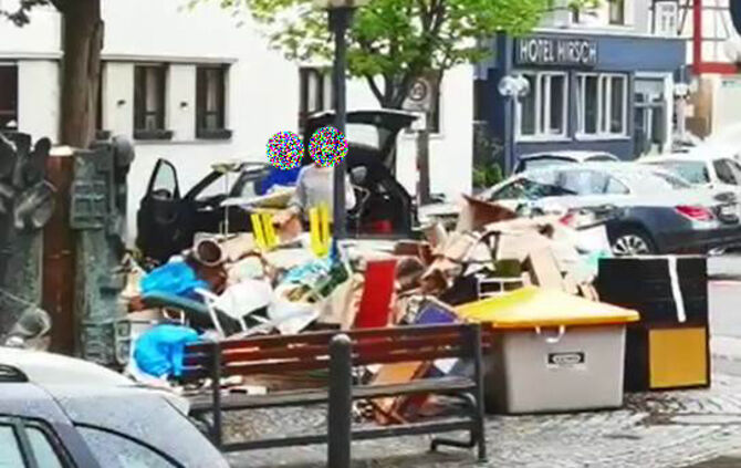 Sperrmüll illegal Video Fellbach