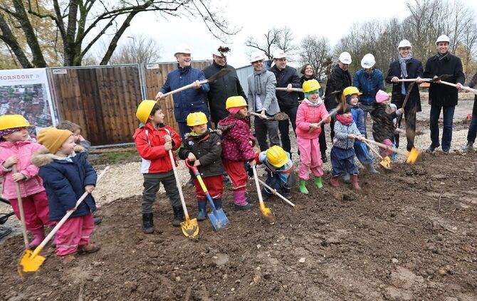 Spatenstich Kindergarten Sport Park Rems_0