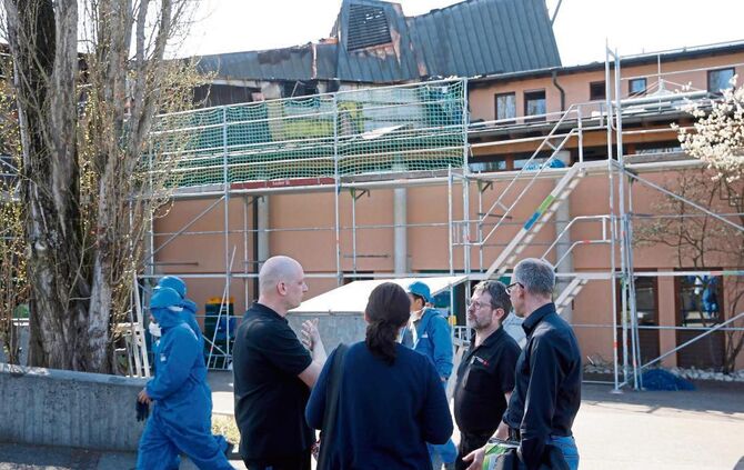 Brand Aufräumen