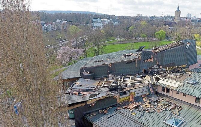 Brand Bürgerzentrum