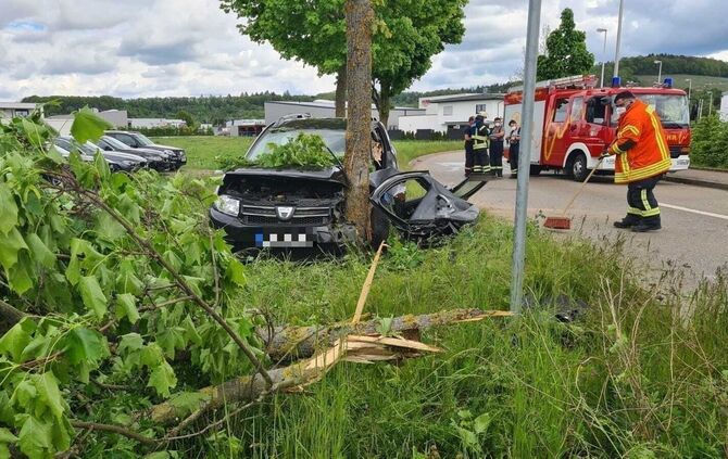 Unfall Winnenden-Hertmannsweiler Samstag (15.05.)