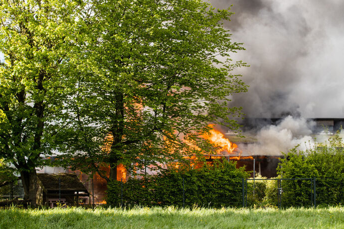 Grossbrand Kindergarten, SOS Kinderdorf, Schorndorf-Oberberken, 16.05.2021.