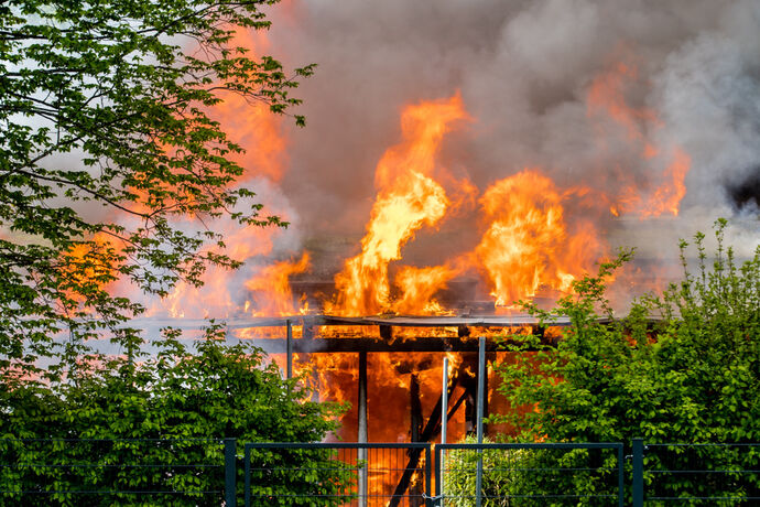 Grossbrand Kindergarten, SOS Kinderdorf, Schorndorf-Oberberken, 16.05.2021.