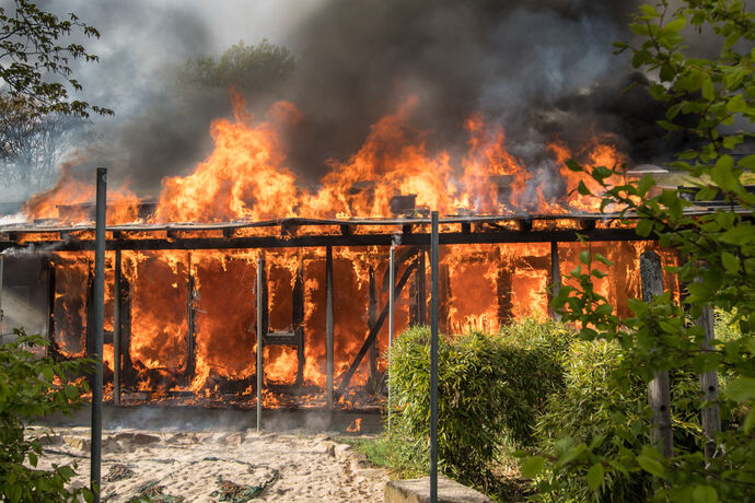 Grossbrand Kindergarten, SOS Kinderdorf, Schorndorf-Oberberken, 16.05.2021.