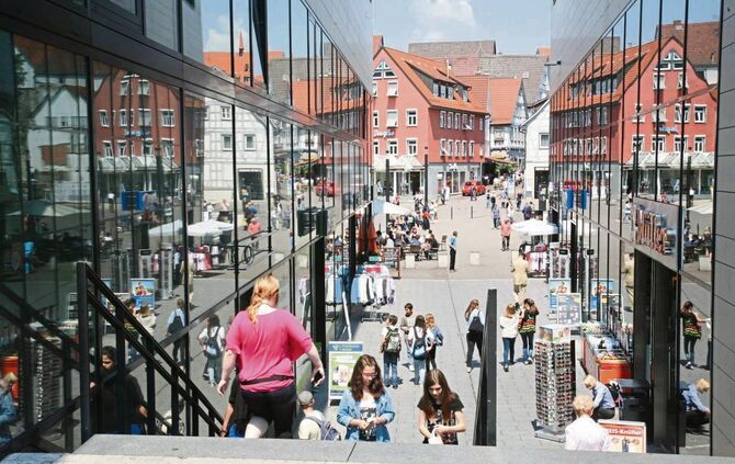 einkaufen und bummeln in waiblingen Innenstadt