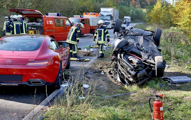 Frontalzusammenstoß zwischen Schorndorf und Schlichten (17.10.2017)_10