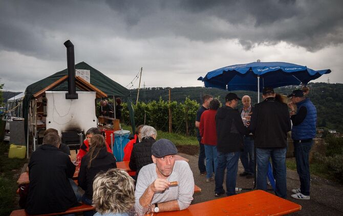 Weinprobe in den Weinbergen Ã¼ber Schnait_19