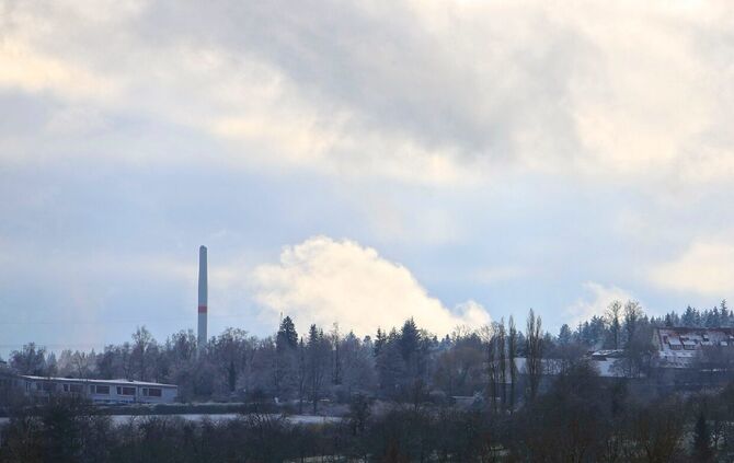 Eis verzögert Rotorblatt Montage am Goldboden_0
