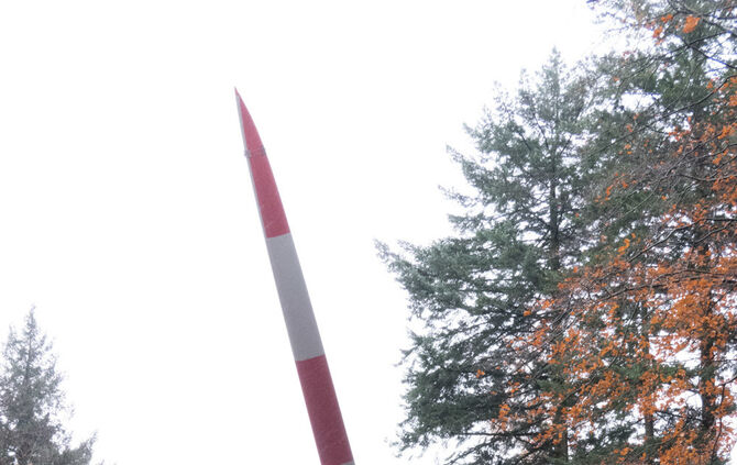 Windradtransport zur Winradbaustelle, Goldboden, Winterbach, 21.11.2017.