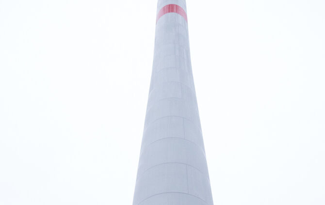 Windradtransport zur Winradbaustelle, Goldboden, Winterbach, 21.11.2017.