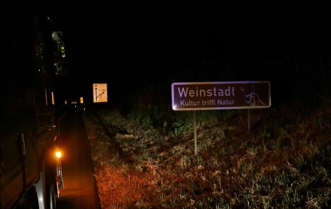 Wildschweinunfall B 29_3