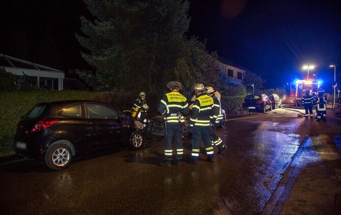 Autos und Hecke brennen im Wohngebiet - Brandstifter Unterwegs?_6