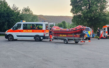 Personensuche im Waldhäuser Badesee, Lorch, 13.06.2021.