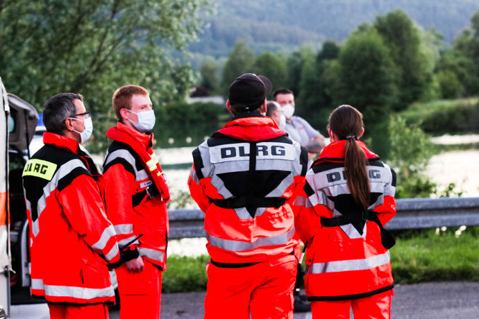 Personensuche im Waldhäuser Badesee, Lorch, 13.06.2021.