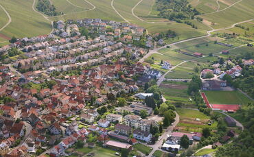 2015Luftbild_0416  weinstadt schnait Baugebiet Furchgasse