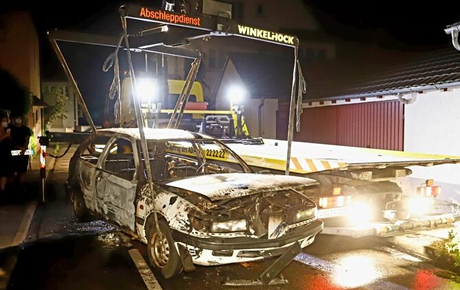 Autobrand in Fellbach (18.06.)