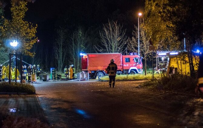 Großeinsatz wegen Salzsäure in Asperg_1