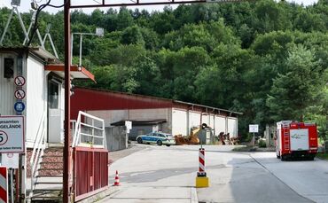 Betriebsunfall auf dem Geländer der AVB in Berglen-Kottweil, 25.06.2021.