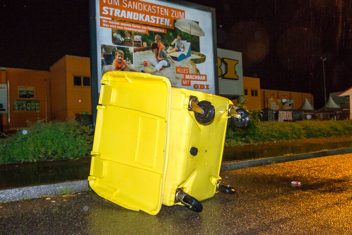 Unwetterfolgen Leutenbach, Winnenden, 28.06.2021.
