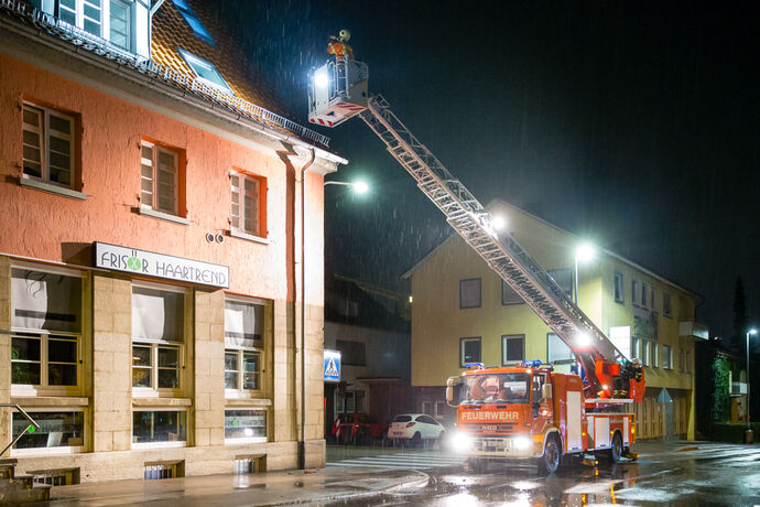 Unwetterfolgen Leutenbach, Winnenden, 28.06.2021.