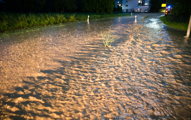 Unwetterfolgen Leutenbach, Winnenden, 28.06.2021.