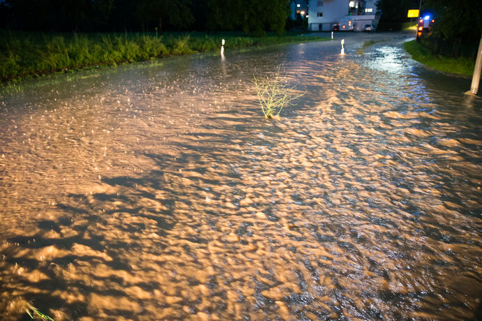 Unwetterfolgen Leutenbach, Winnenden, 28.06.2021.