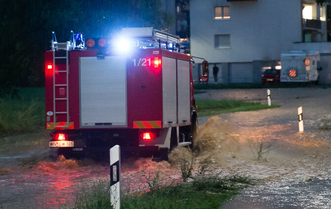 Unwetterfolgen Leutenbach, Winnenden, 28.06.2021.