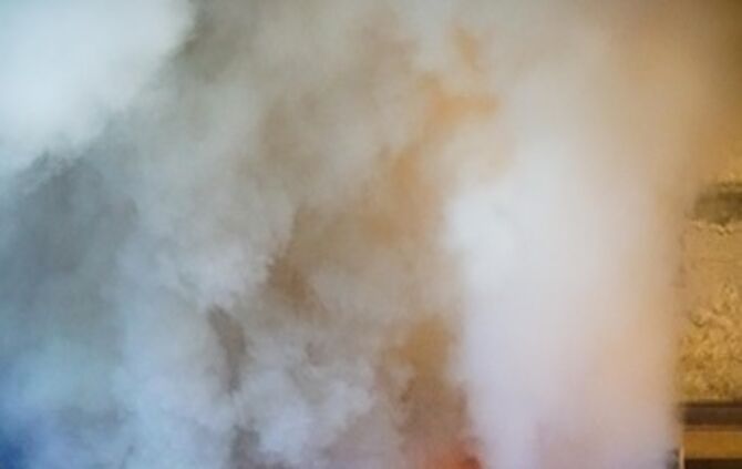 Anbau in Flammen - Feuerwehr kaempft bei -15 ∘ C gegen die Flammen - Bild 20_14
