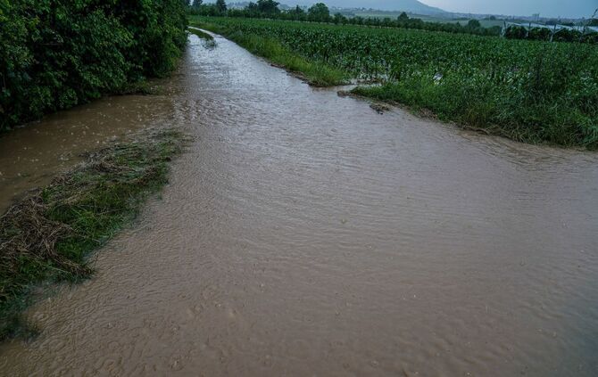 Unwetter am Dienstag (29.6.) in Weinstadt