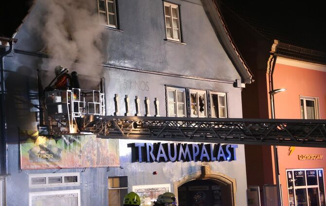 Brand im Kino in der Eduard-Breuninger-Straße