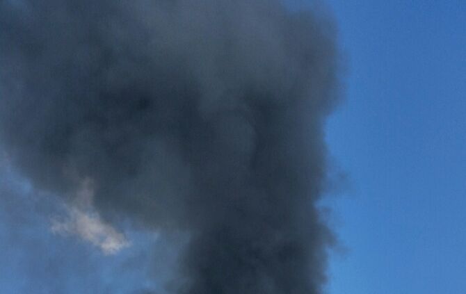 Großbrand im Industriegebiet Burgstall_4