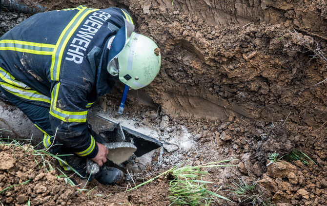 Hund steckt im Rohr fest - Bild 10_13