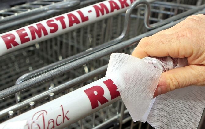 Hygiene im Supermarkt