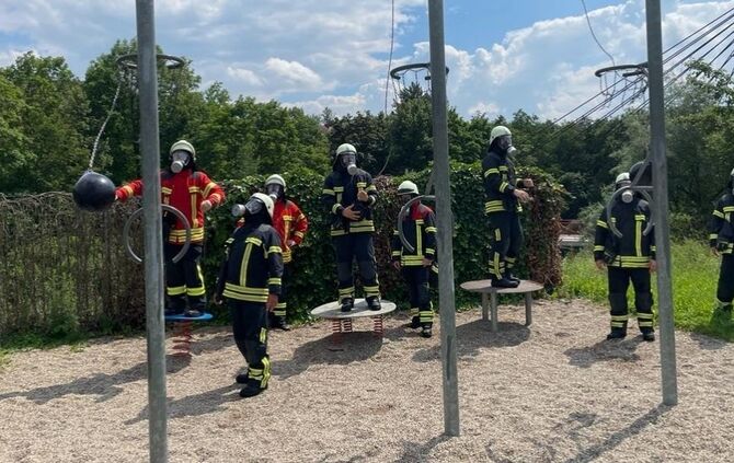 feuerwehr atemschutzgeräteübung galgenberg
