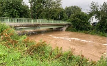 Rems leichte Überschwemmung