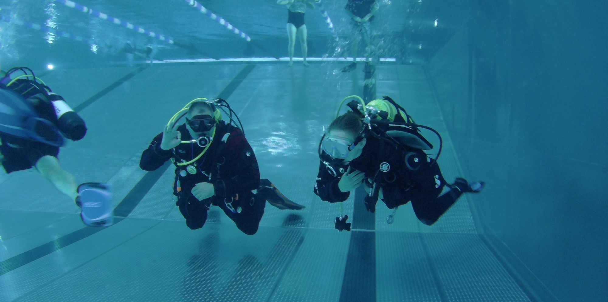 Nach CoronaPause Waiblinger Taucher trainieren wieder im Hallenbad