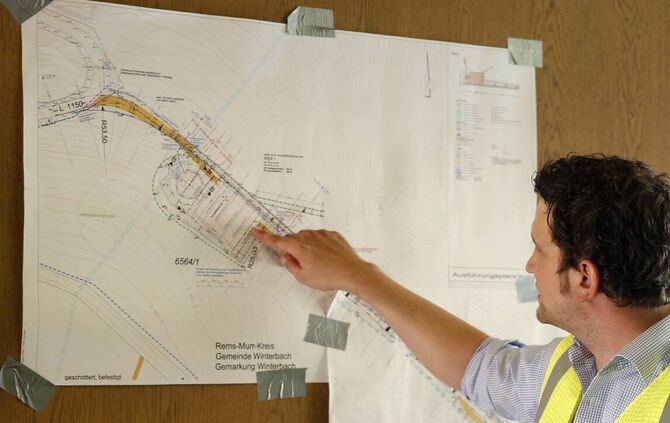 Windrad Baustelle