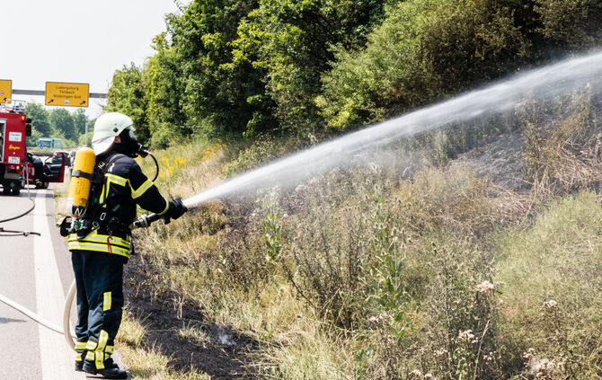 Mehrere Flächenbrände an der B 14 - Bild 12_1