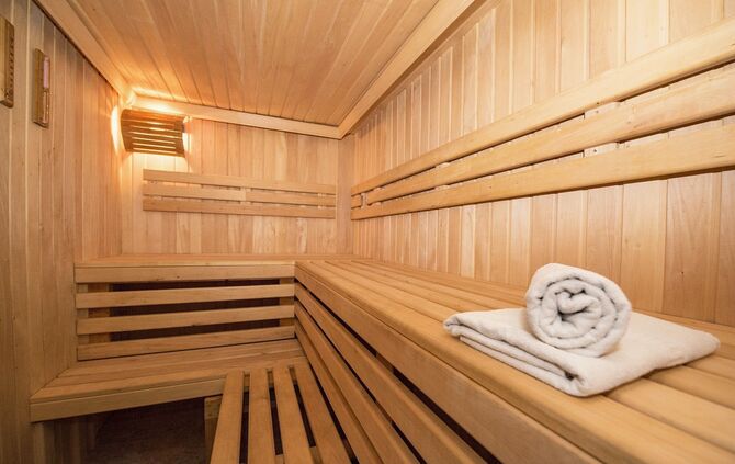 Sauna Symbol Symbolfoto