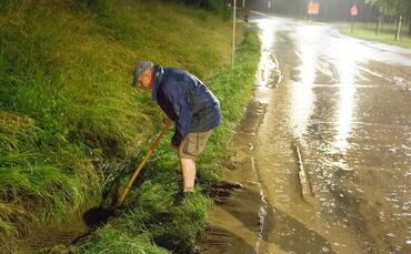 Unwetterfolgen Leutenbach, Winnenden, 28.06.2021.