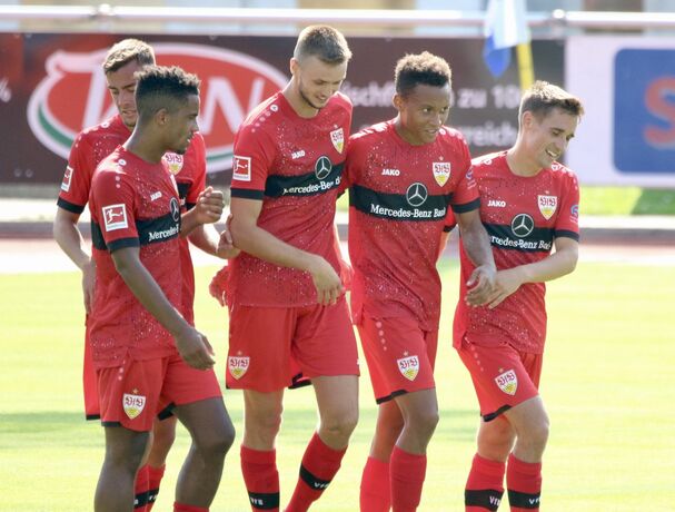 Torjubel Massimo gegen Bielefeld